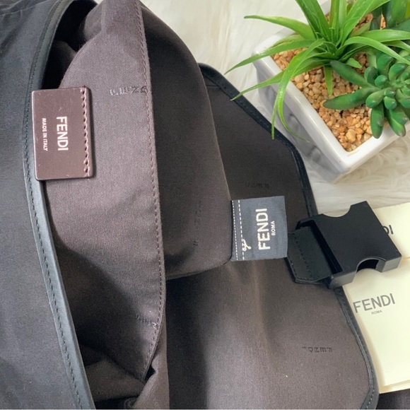 Fendi Zucca Monogram Print Backpack - Picture 9 of 9